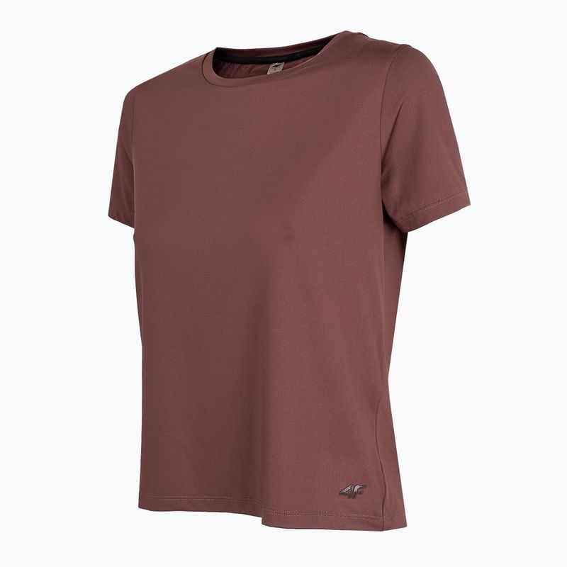 Women's training T-shirt 4F maroon H4Z22-TSDF010 3
