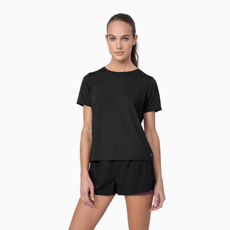 Women's training T-shirt 4F black H4Z22-TSDF010