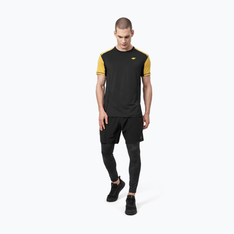 Men's 4F training leggings black H4Z22-SPMF011