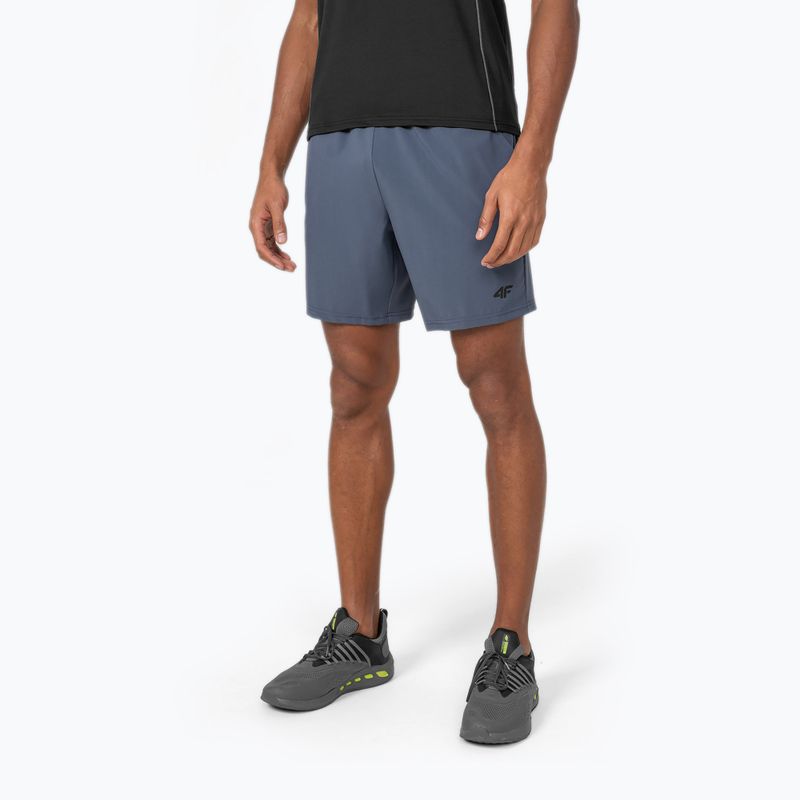 Men's 4F training shorts dark grey H4Z22-SKMF010