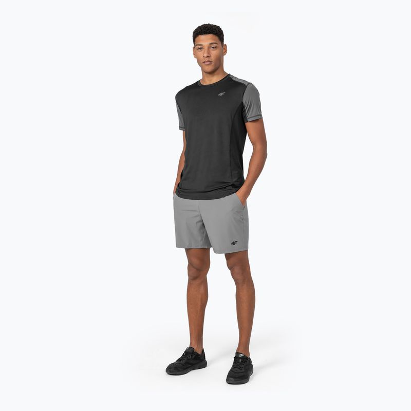Men's 4F training shorts grey H4Z22-SKMF010 2