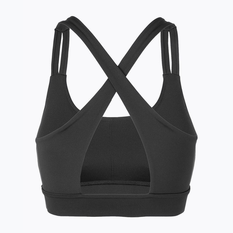 Women's yoga top 4F black H4Z22-STAD016 4