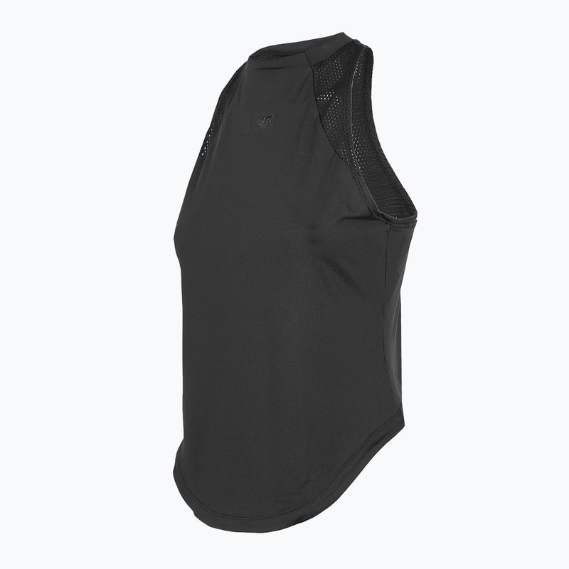 Women's training tank top 4F black H4Z22-TSDF016 3