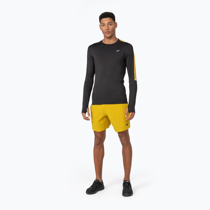 Men's 4F training longsleeve black H4Z22-TSMLF010 2