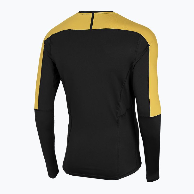 Men's 4F training longsleeve black H4Z22-TSMLF010 4