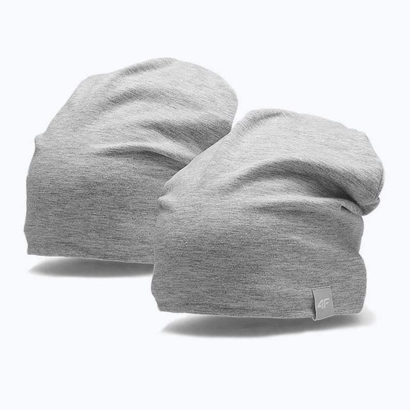 Children's winter beanie 4F grey HJZ22-JCAD001 6