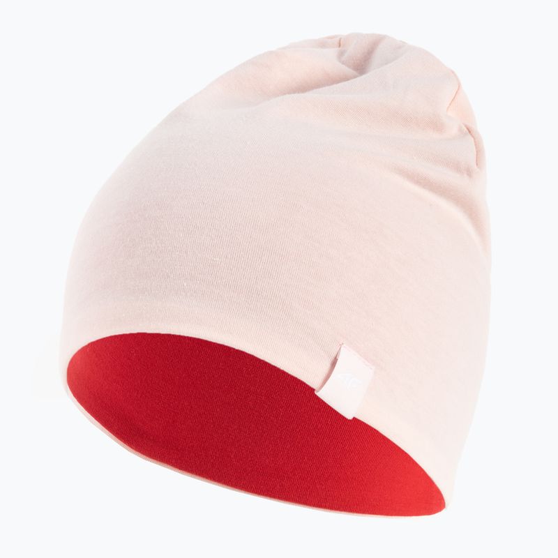 Children's winter beanie 4F pink HJZ22-JCAD001 3