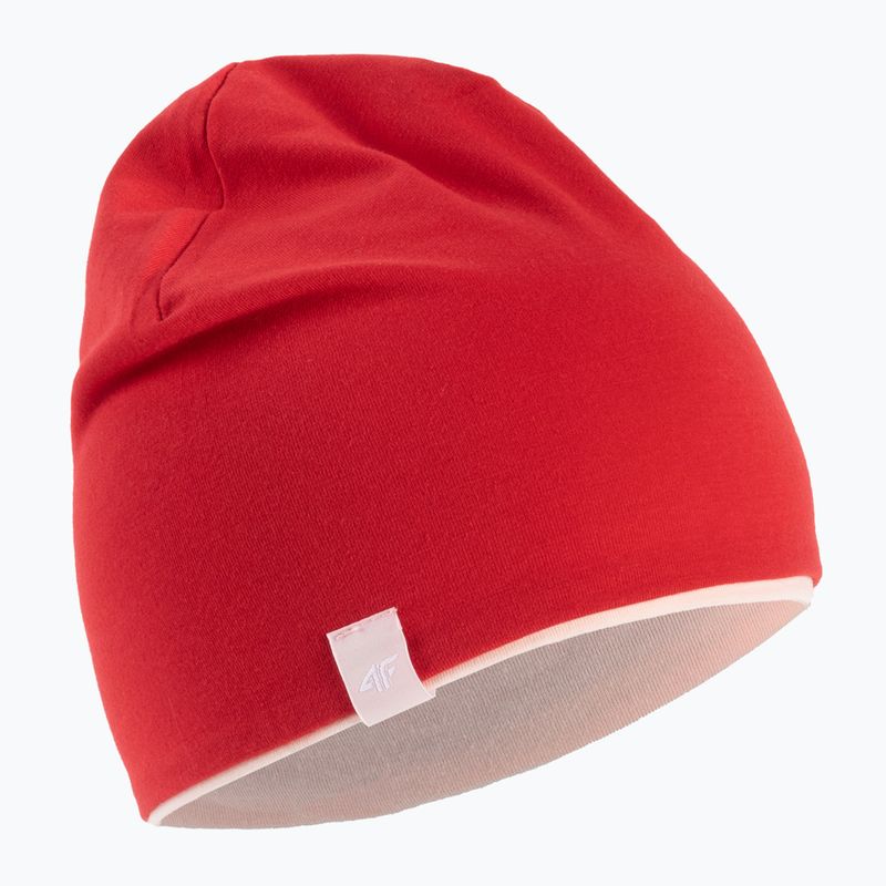Children's winter beanie 4F pink HJZ22-JCAD001 6