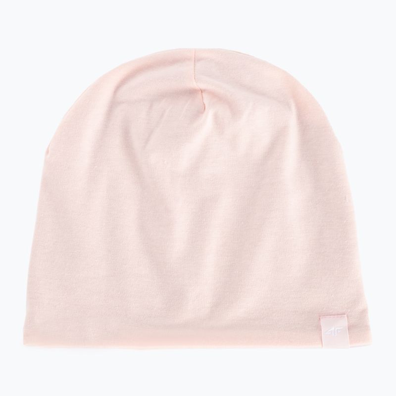 Children's winter beanie 4F pink HJZ22-JCAD001 7