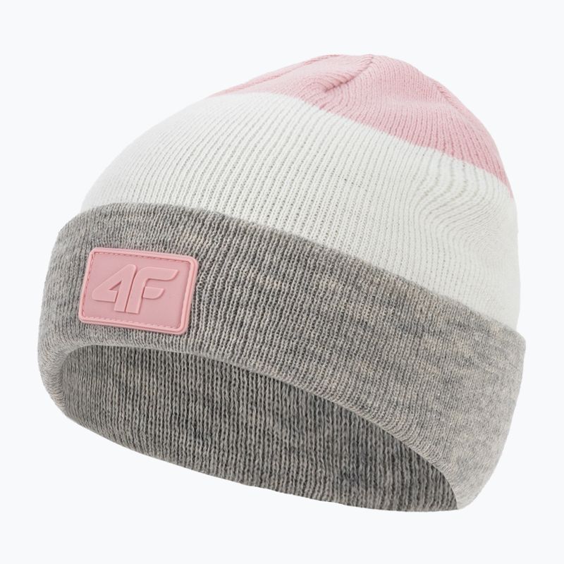 Children's winter beanie 4F pink HJZ22-JCAD002 3