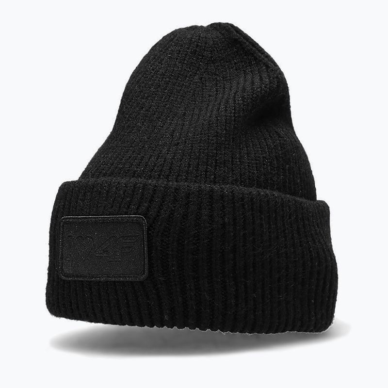 Children's winter beanie 4F black HJZ22-JCAD003 6