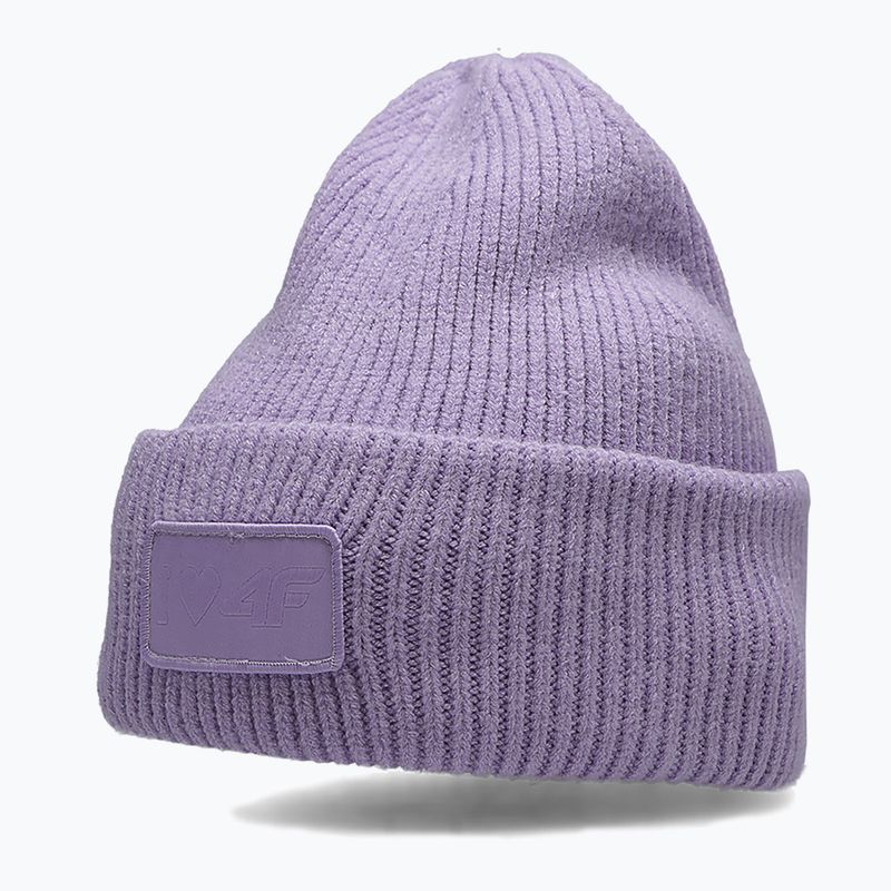 Children's winter beanie 4F purple HJZ22-JCAD003 6