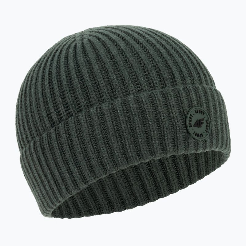 Children's winter beanie 4F grey HJZ22-JCAM003