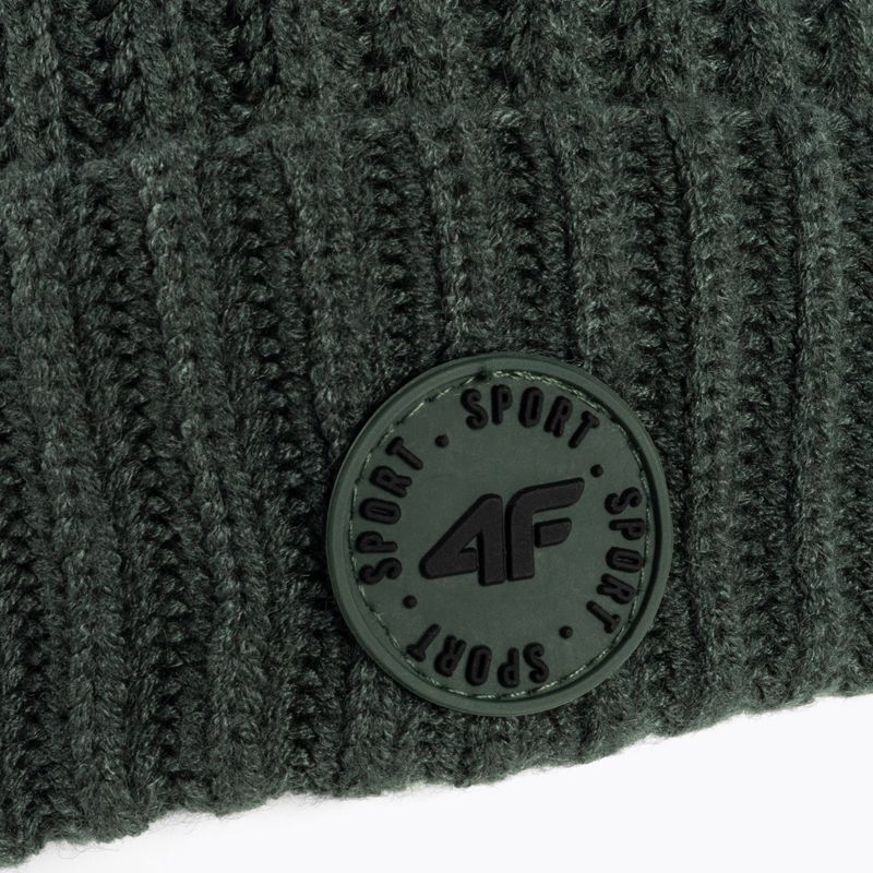 Children's winter beanie 4F grey HJZ22-JCAM003 4
