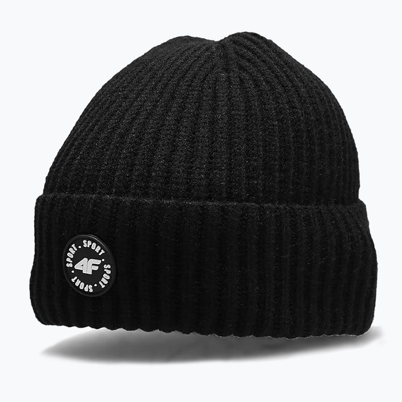 Children's winter beanie 4F black HJZ22-JCAM003 6