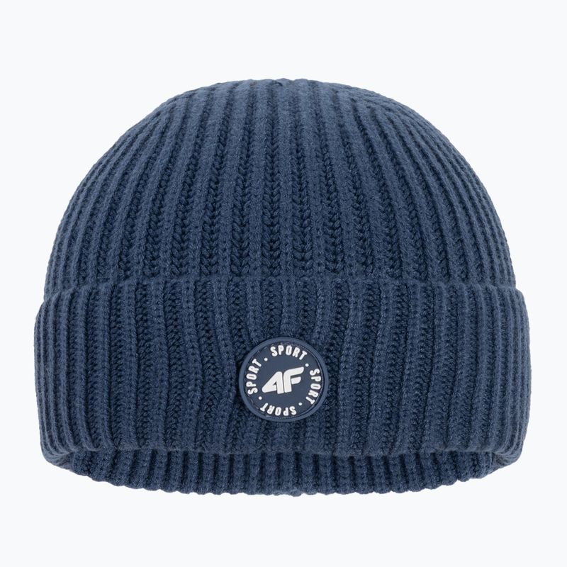 Children's winter beanie 4F blue HJZ22-JCAM003 2