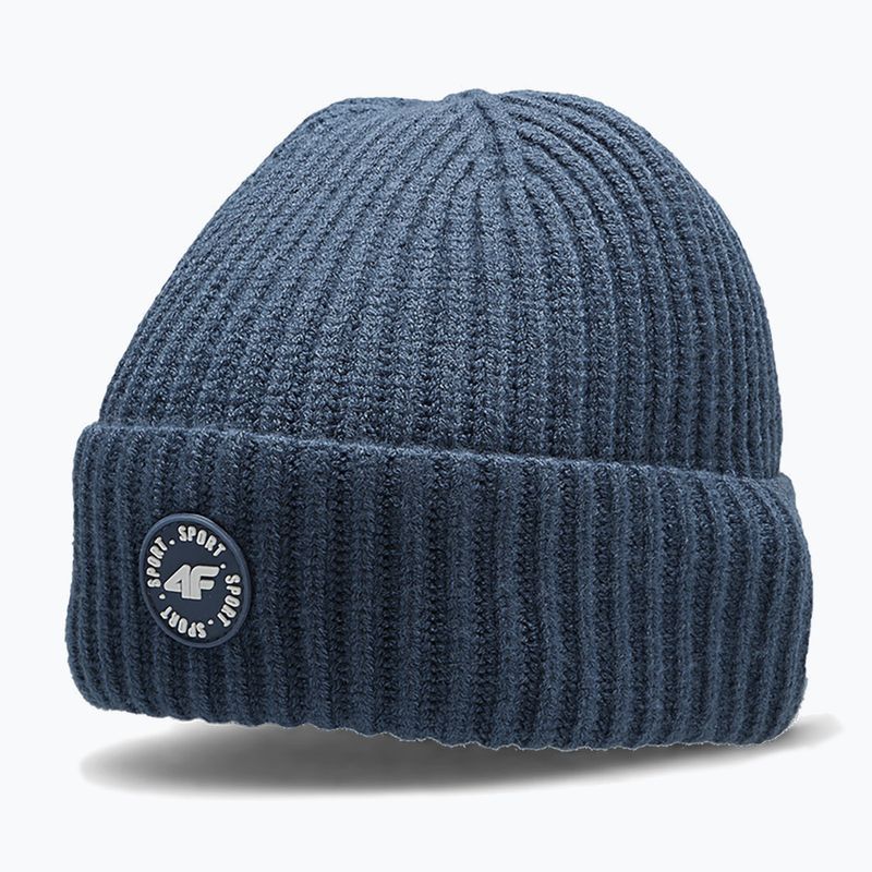 Children's winter beanie 4F blue HJZ22-JCAM003 6