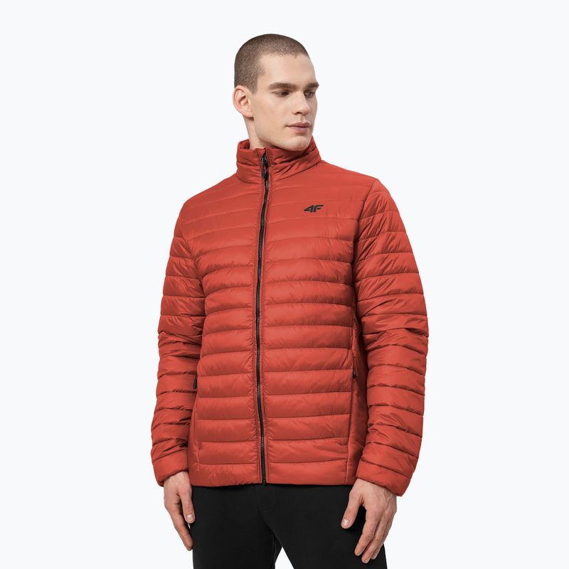 Men's 4F down jacket red H4Z22-KUMP003