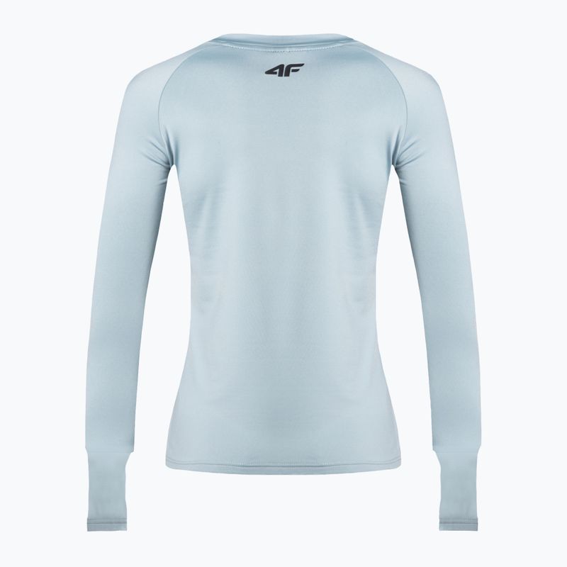 Women's thermal active sweatshirt 4F BIDD030 light blue 2