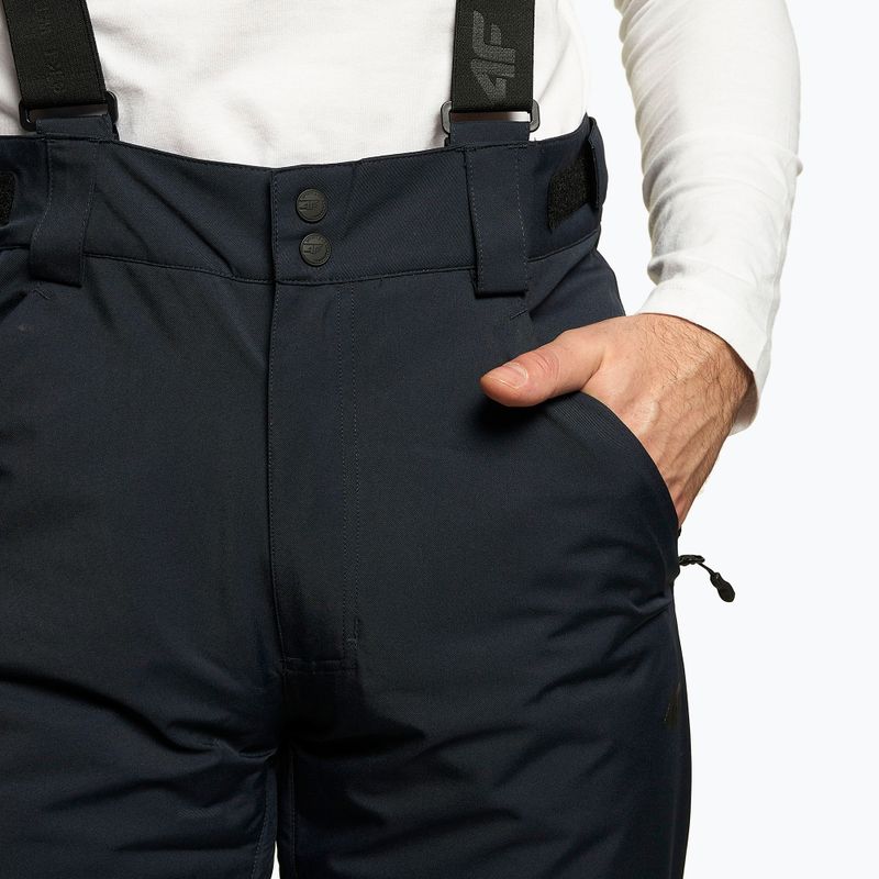 Men's 4F ski trousers navy blue H4Z22-SPMN003 4