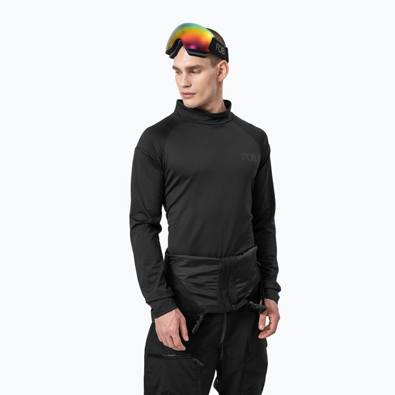 Men's thermal active sweatshirt 4F BIMD033 deep black
