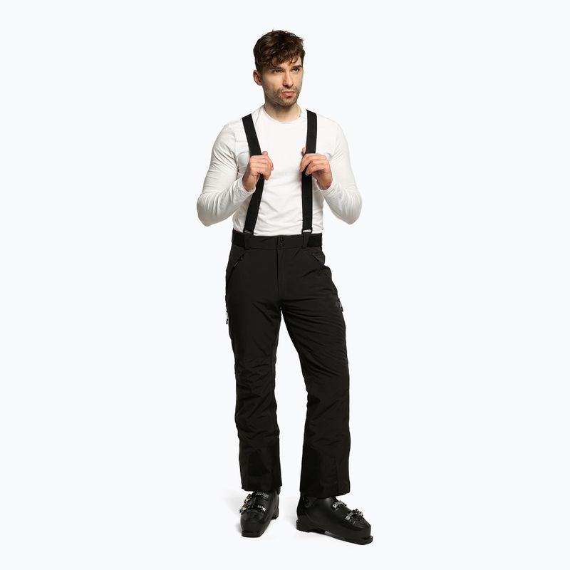 Men's ski trousers 4F black H4Z22-SPMN004