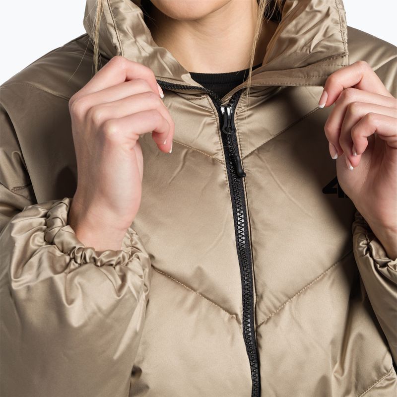 Women's down jacket 4F green H4Z22-KUDP019 7