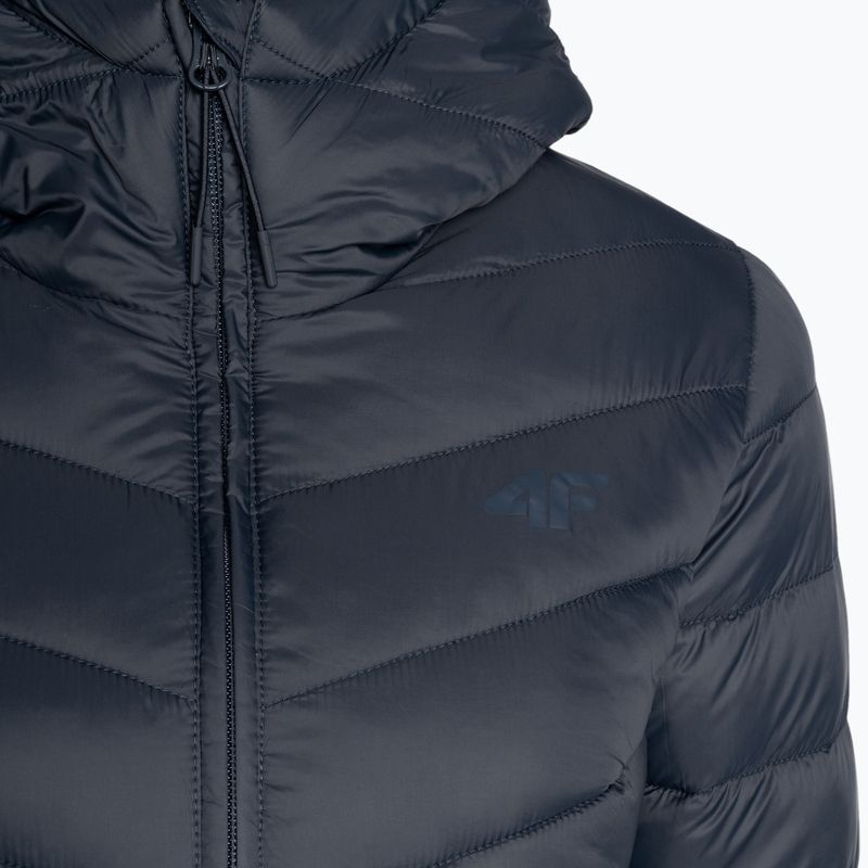 Women's down jacket 4F blue H4Z22-KUDP015 5