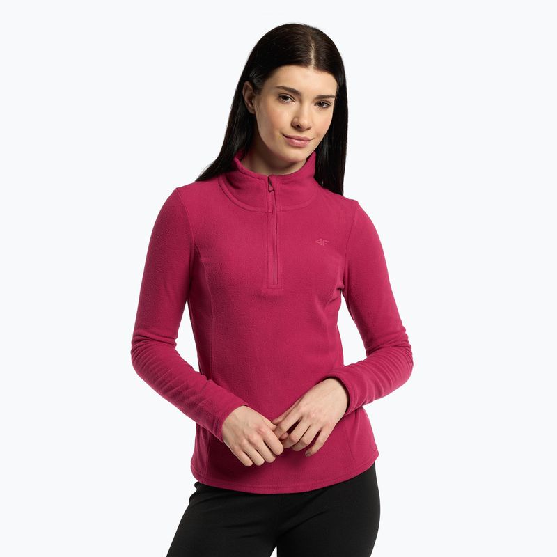Women's ski sweatshirt 4F pink H4Z22-BIDP010