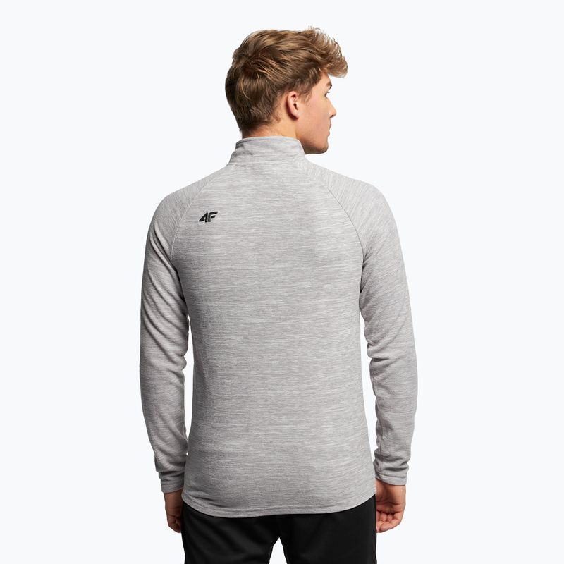 Men's ski sweatshirt 4F grey H4Z22-BIMP010 4