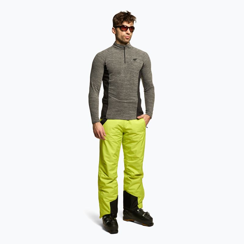 Men's ski sweatshirt 4F grey H4Z22-BIMP011 2
