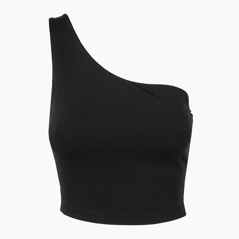 Women's yoga top 4F black H4Z22-TSD033 2