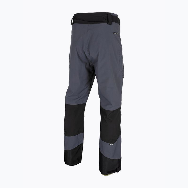 Men's 4F snowboard trousers dark grey H4Z22-SPMS001 2