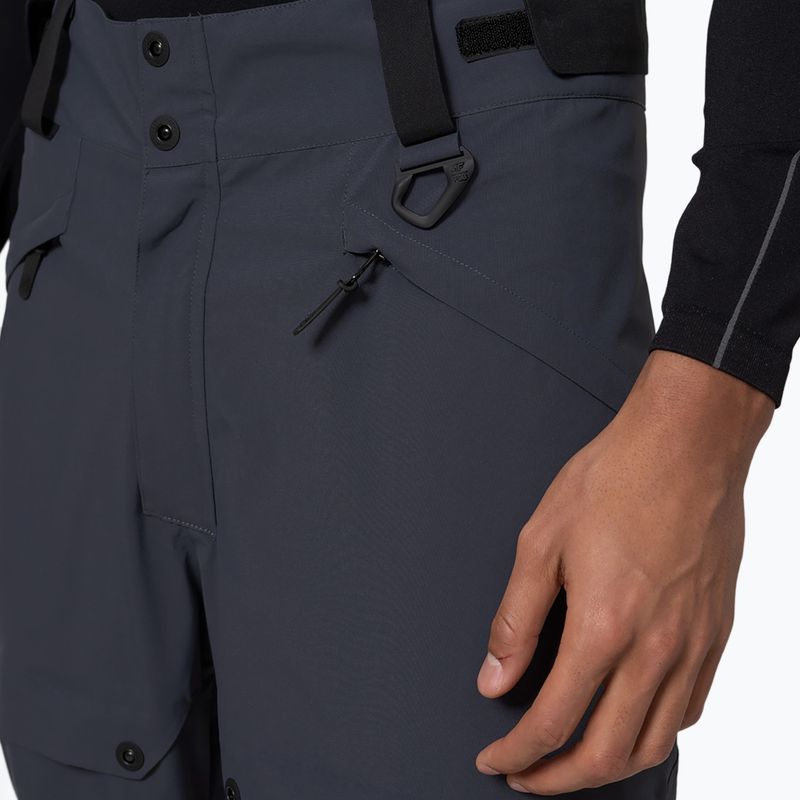 Men's 4F snowboard trousers dark grey H4Z22-SPMS001 5
