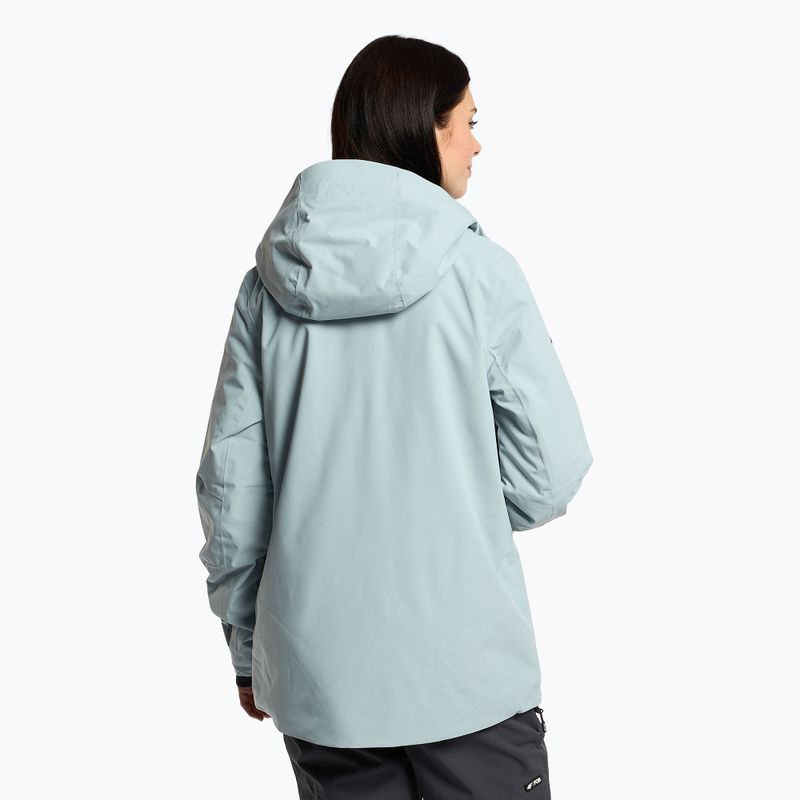 Women's snowboard jacket 4F blue H4Z22-KUDS001 3