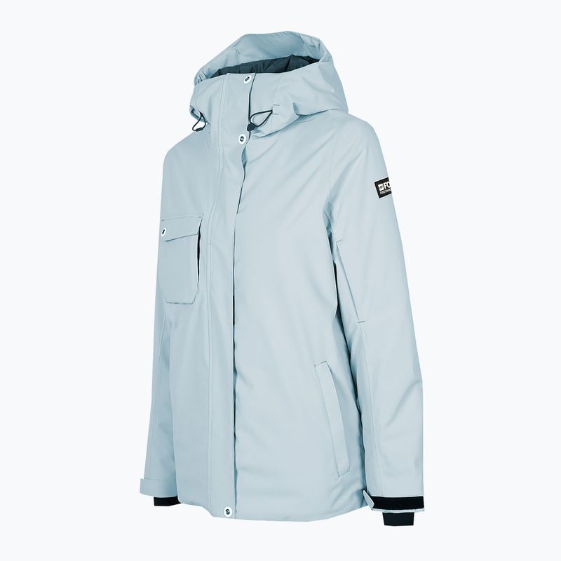Women's snowboard jacket 4F blue H4Z22-KUDS001 7