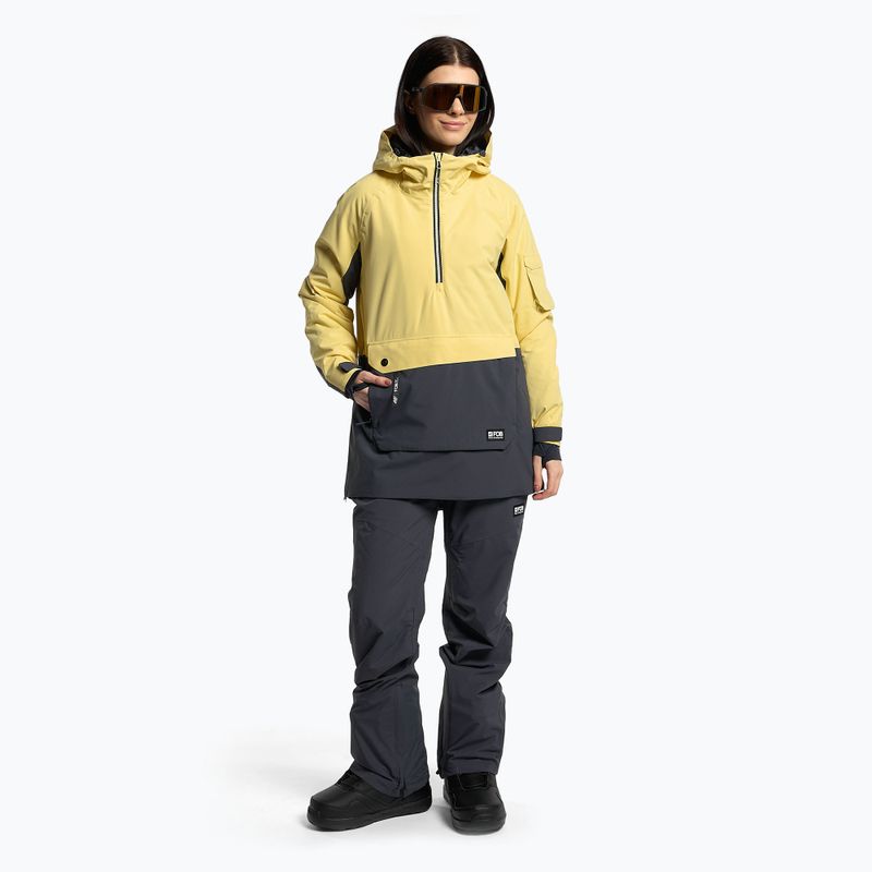 Women's snowboard jacket 4F yellow H4Z22-KUDS003 2