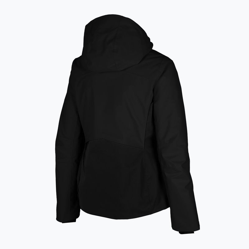 Women's ski jacket 4F black H4Z22-KUDN010 8