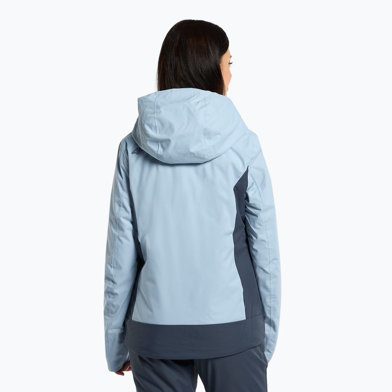 Women's ski jacket 4F blue H4Z22-KUDN002 3