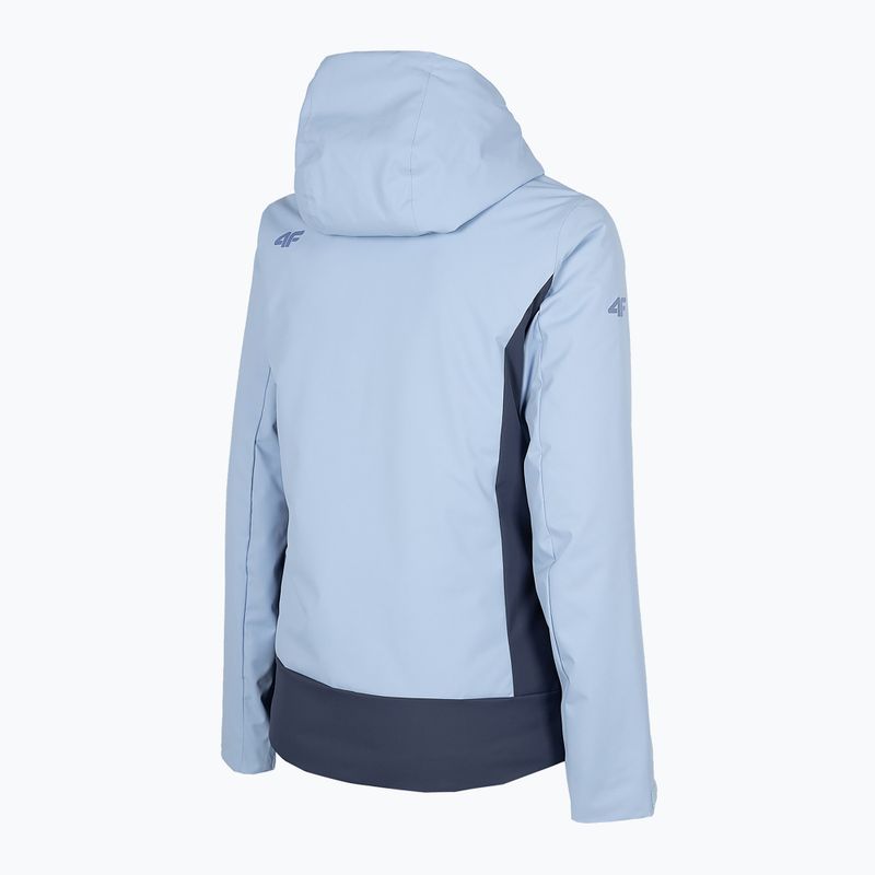 Women's ski jacket 4F blue H4Z22-KUDN002 7