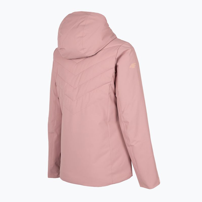 Women's ski jacket 4F pink H4Z22-KUDN003 8