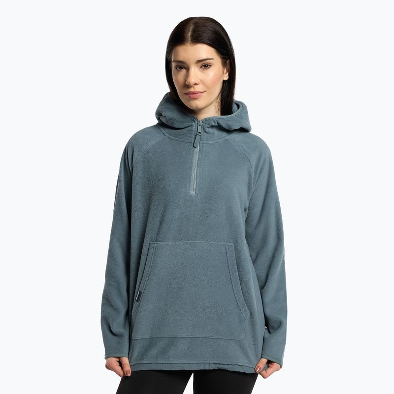 Women's snowboard sweatshirt 4F blue H4Z22-PLD010