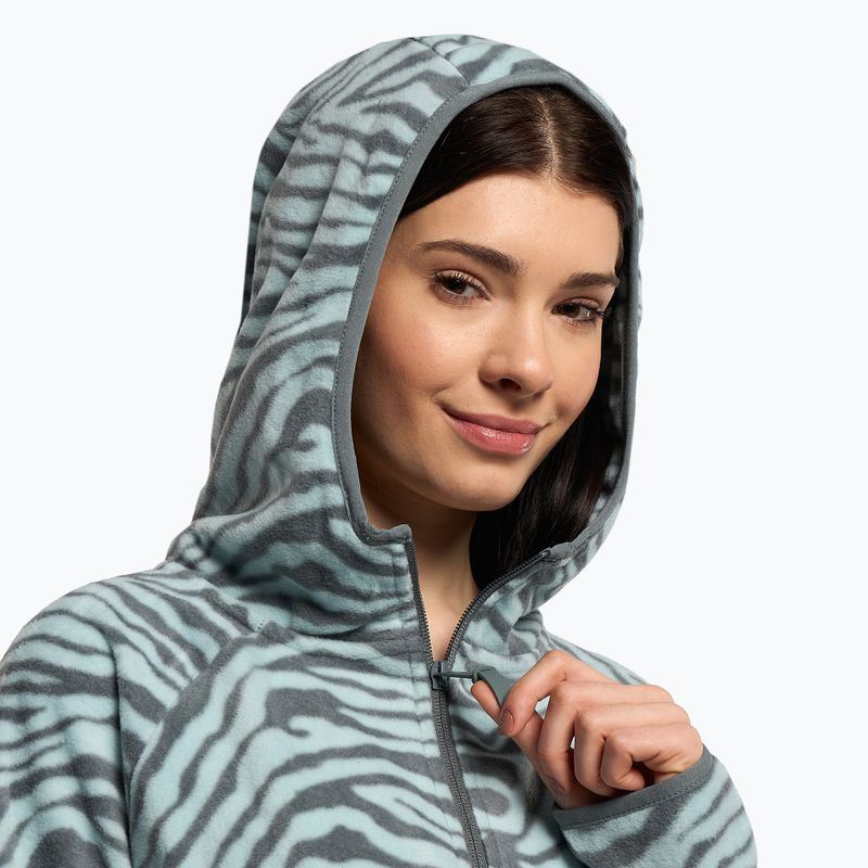 Women's 4F snowboard sweatshirt light blue H4Z22-PLD010 4