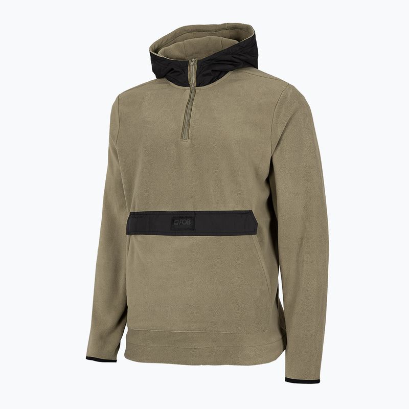 Men's 4F khaki snowboard sweatshirt H4Z22-PLM011 6