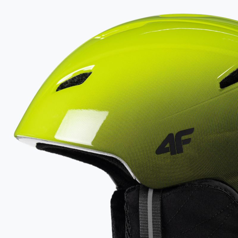 Children's ski helmet 4F green 4FJAW22AHELM016 6