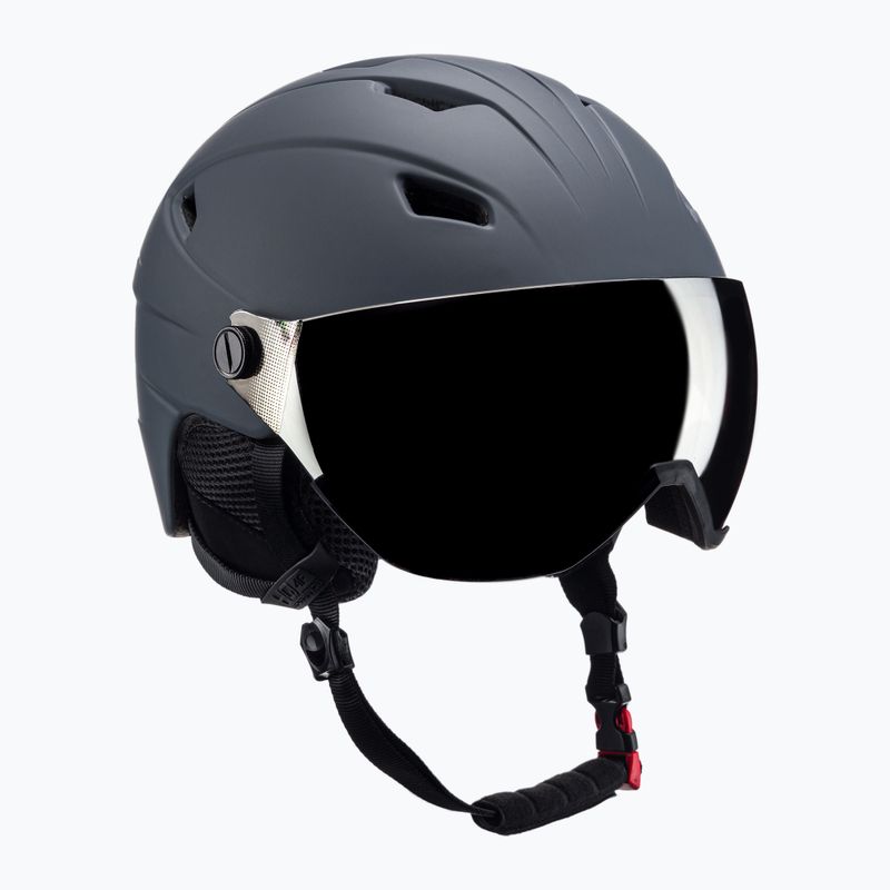 Men's ski helmet 4F grey H4Z22-KSM001