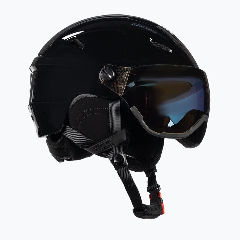 Women's ski helmet 4F black H4Z22-KSD001