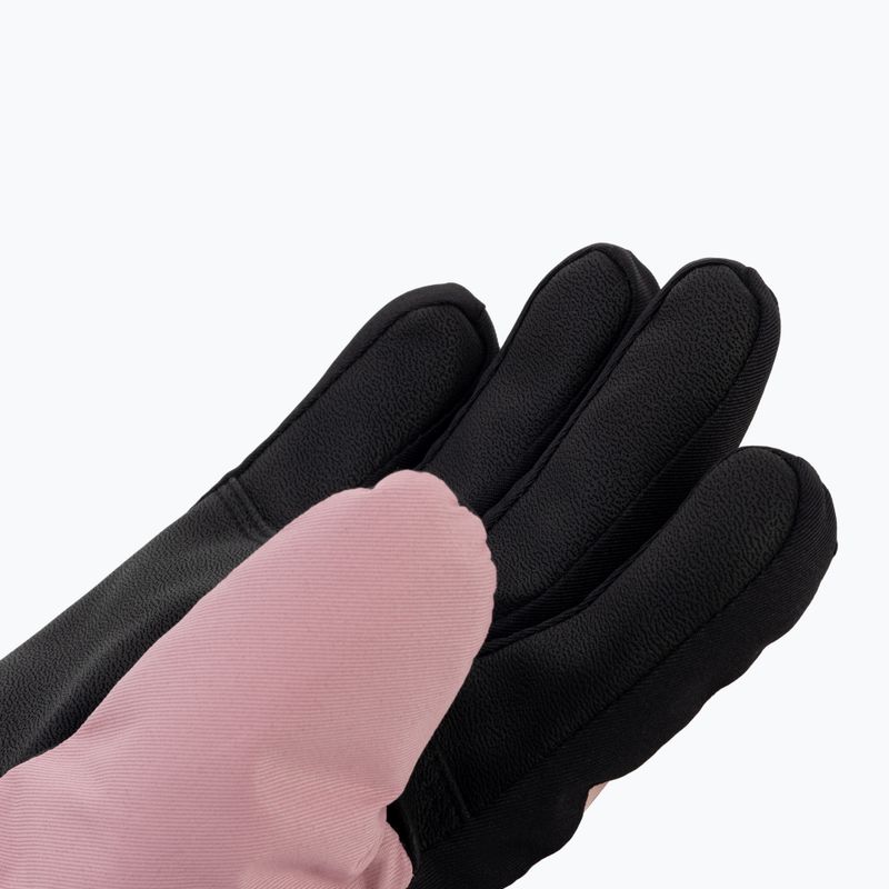 Children's ski gloves 4F pink 4FJAW22AFGLF039 5