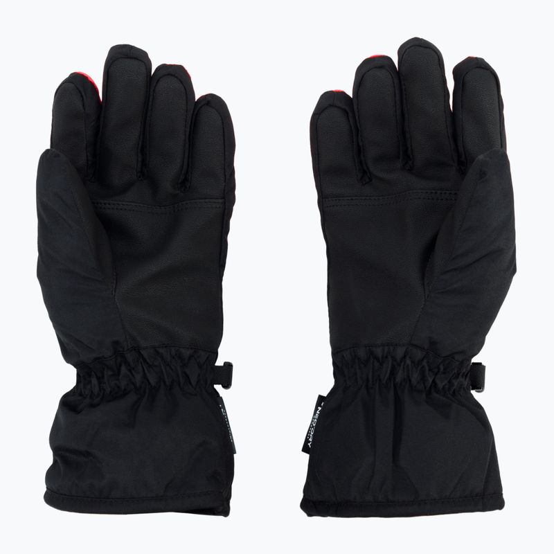 Children's ski gloves 4F black and red 4FJAW22AFGLF039 2