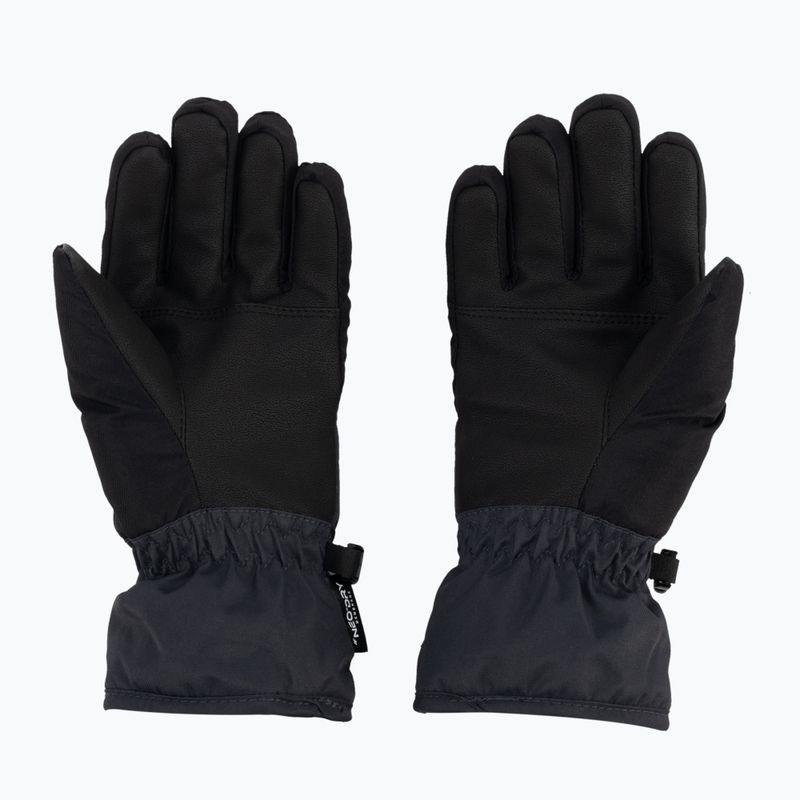 Children's ski gloves 4F grey-black 4FJAW22AFGLM038 2